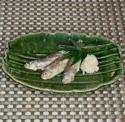 ホンモロコ寿司